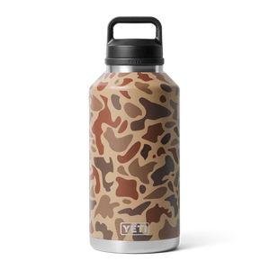 Wetlands Camo Yeti Rambler 64oz (1.9L) Bottle with Chug Cap
