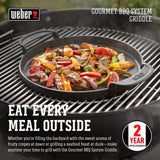 Weber GBS Cast Iron Griddle Plancha